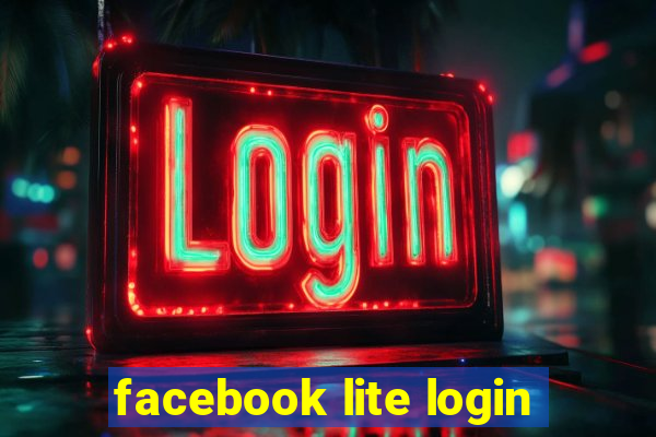 facebook lite login